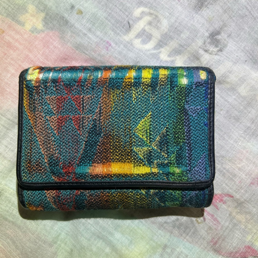 Colorful Geometric Pendleton Wallet